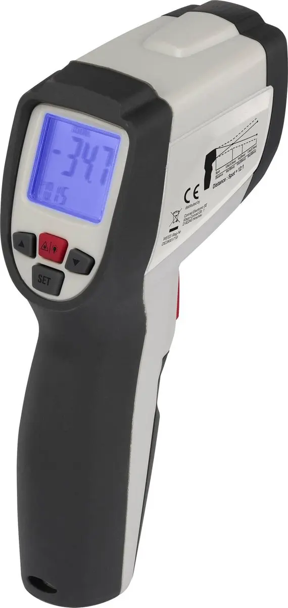 Voltcraft IR 500-12D Infrarood-thermometer - -50 tot +500 °C - afbeelding 2 van 6