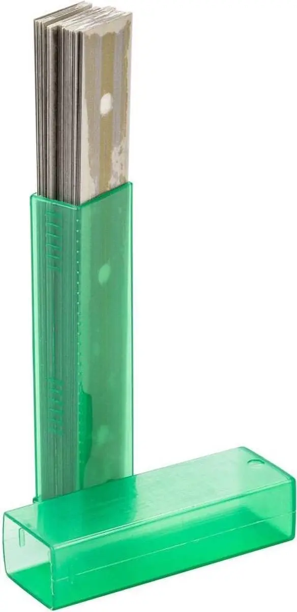 Unger trim glasschrapermessen 10 cm etui 25 stuks