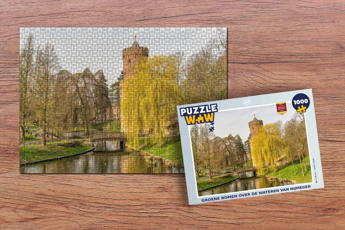 PuzzleWow Boom Nijmegen Legpuzzel 1000 Stuks - Multicolor