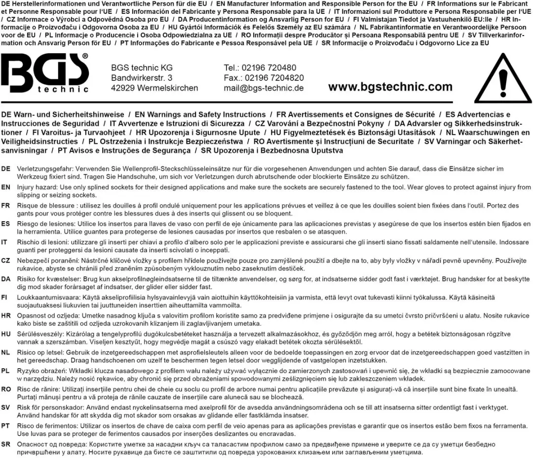 BGS technic Super Lock Dopsleuteldop 3/8 13 mm - afbeelding 2 van 3