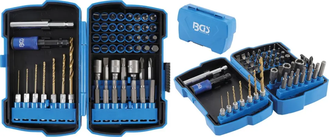BGS Boren- en bitset 55 delig - 6,3 mm - afbeelding 2 van 2