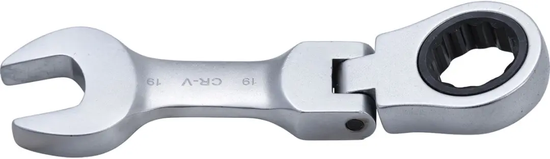BGS technic Ratelringsleutel kort knie 19mm