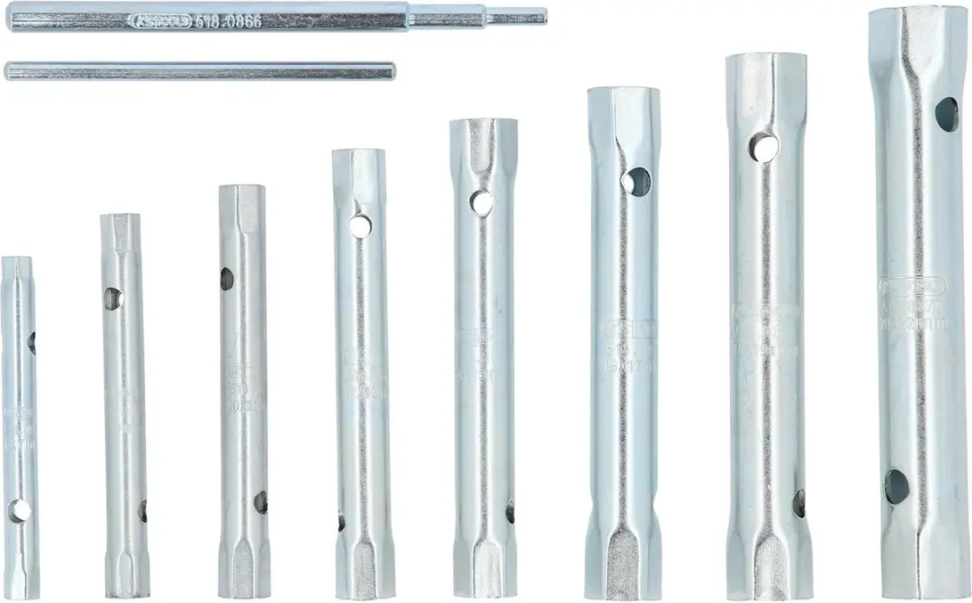 KS Tools 518.0900 Zeskant Pijpsleutel 10-delig - afbeelding 2 van 6