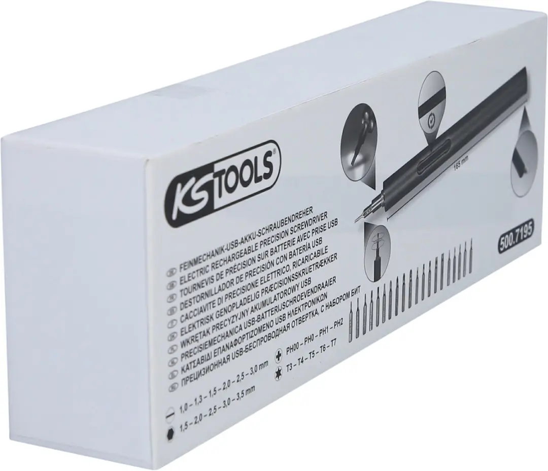 KS Tools 500.7195 Accu-schroevendraaier 3.7V 0.26Ah - afbeelding 3 van 6