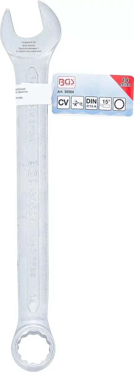 BGS technic Steekringsleutel 14 mm 30564 - afbeelding 6 van 6