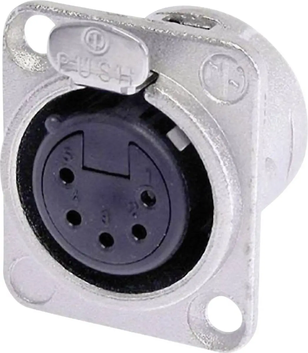 Neutrik NC5FD-L-1 XLR-connector Flensbus