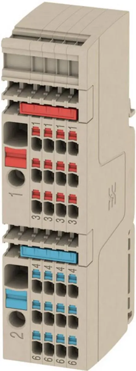 Weidmüller 2506090000 Verdeler-serieklem Spanveer - Beige - afbeelding 3 van 3
