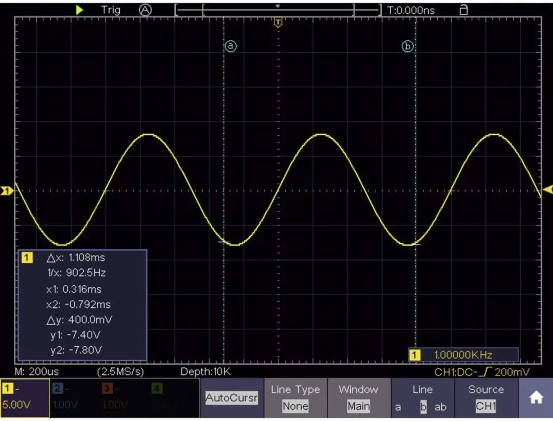 Voltcraft DSO-6204F Digitale Oscilloscoop - 200 MHz - afbeelding 4 van 6