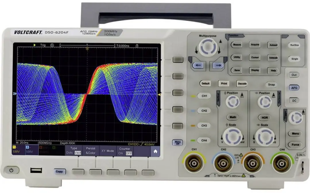 Voltcraft DSO-6204F Digitale Oscilloscoop