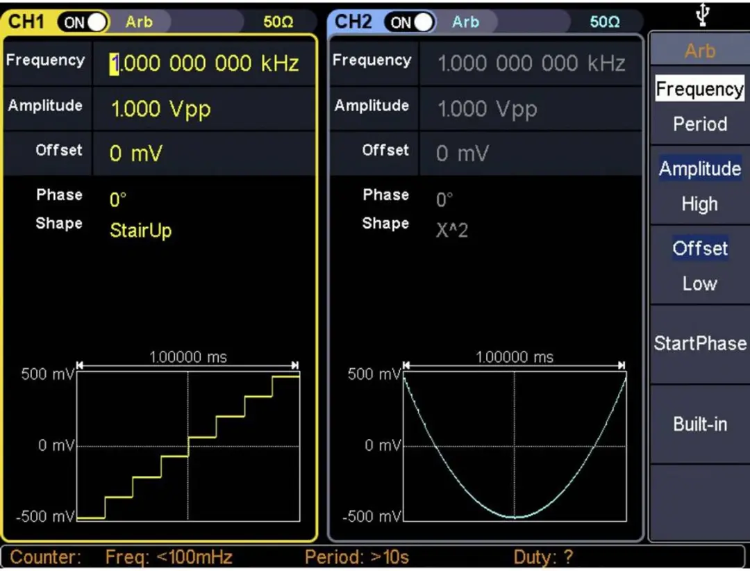 Voltcraft FG-30802T Functiegenerator 80 MHz 2-kanaals - afbeelding 3 van 6