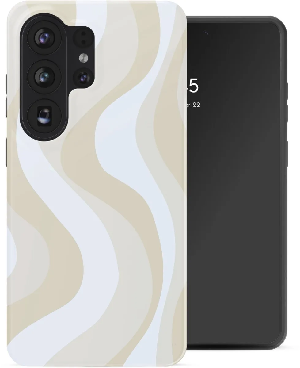 Selencia Hoesje Samsung Galaxy S26 Ultra Desert Waves Beige