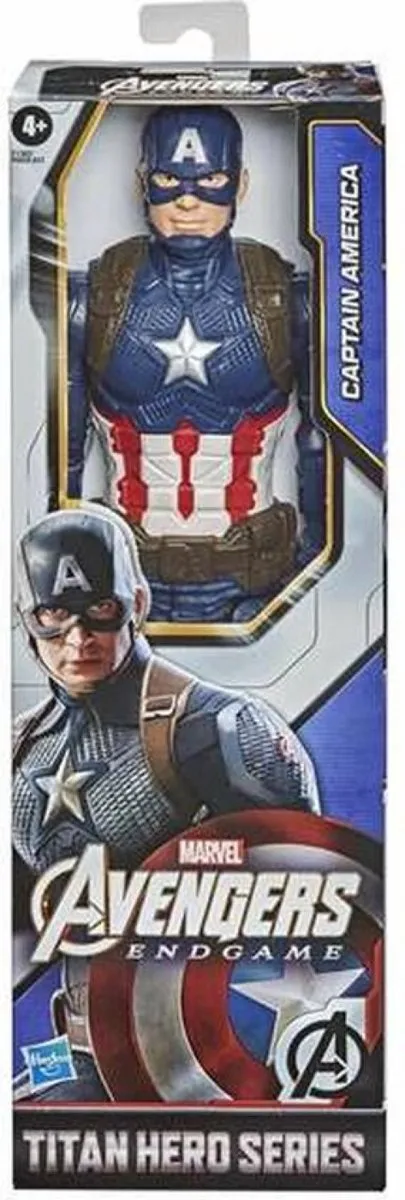 Marvel Avengers Titan Hero Captain America Speelfiguur 30cm - E7877ES0 - afbeelding 6 van 6