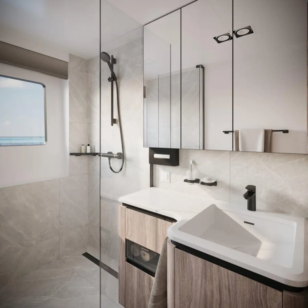 Hansgrohe Ecostat Comfort Opbouw Douchethermostaat 13116670 - Mat Zwart - afbeelding 5 van 6