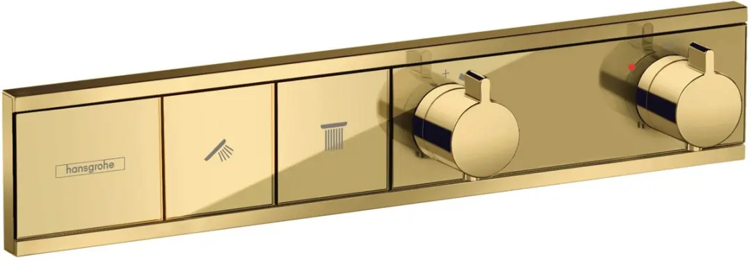 Hansgrohe RainSelect 15380990 Inbouwkraan - Gepolijst Goud - afbeelding 2 van 2