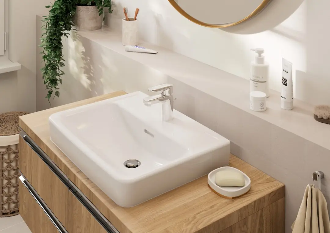 Hansgrohe Vernis Blend Wastafelmengkraan - Chroom - afbeelding 6 van 6