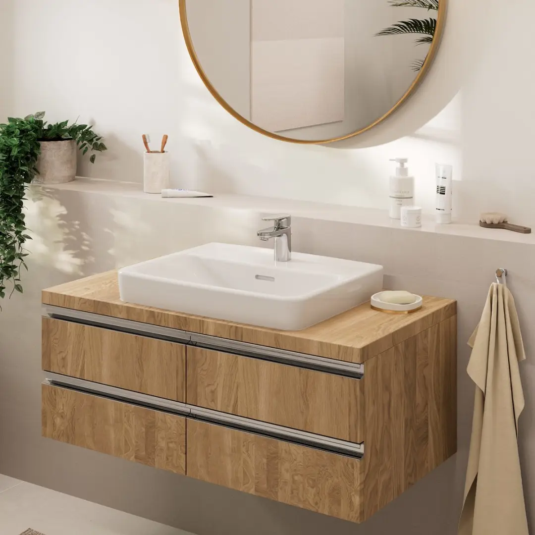 Hansgrohe Vernis Blend Wastafelmengkraan - Chroom - afbeelding 5 van 6
