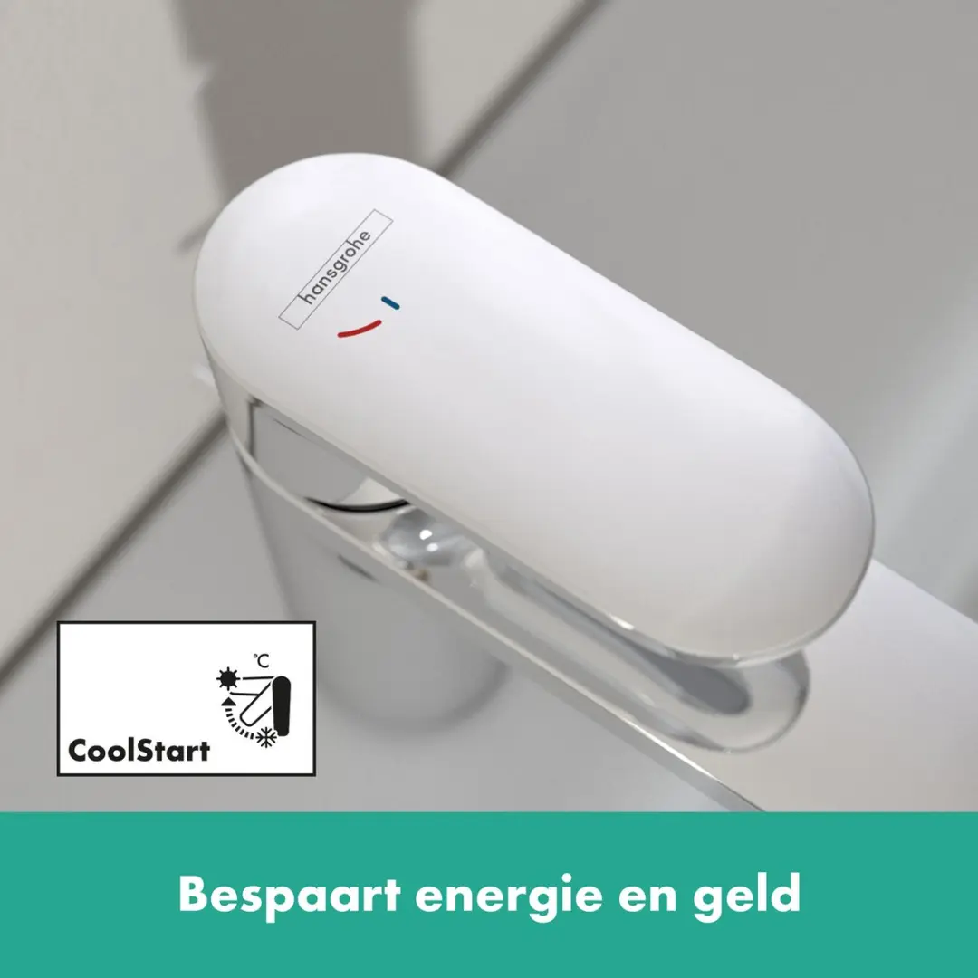 Hansgrohe Vernis Blend Wastafelmengkraan - Chroom - afbeelding 4 van 6