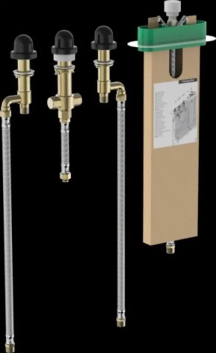 Hansgrohe VIVENIS Basisgarnituur 4-gats - Messing - afbeelding 3 van 3