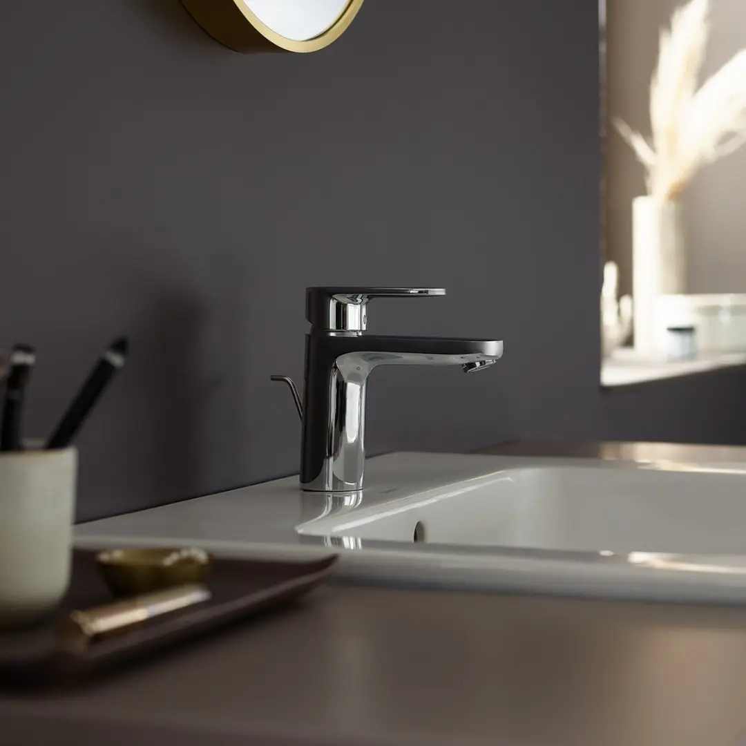 Hansgrohe Vernis Blend Wastafelmengkraan - Chroom - afbeelding 6 van 6