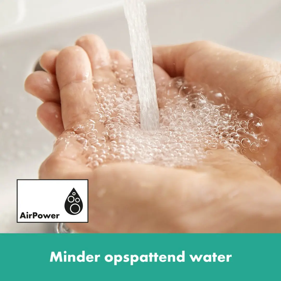 Hansgrohe Vernis Blend Wastafelmengkraan - Chroom - afbeelding 4 van 6
