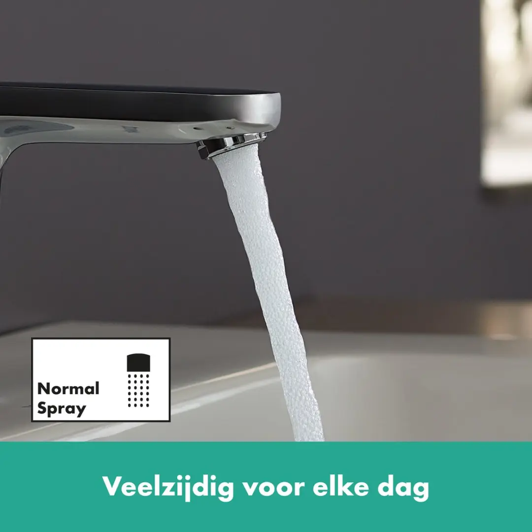 Hansgrohe Vernis Blend Wastafelmengkraan - Chroom - afbeelding 3 van 6