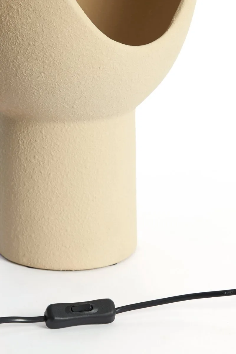 Light & Living Tafellamp Monk Keramiek, 46cm - Zand