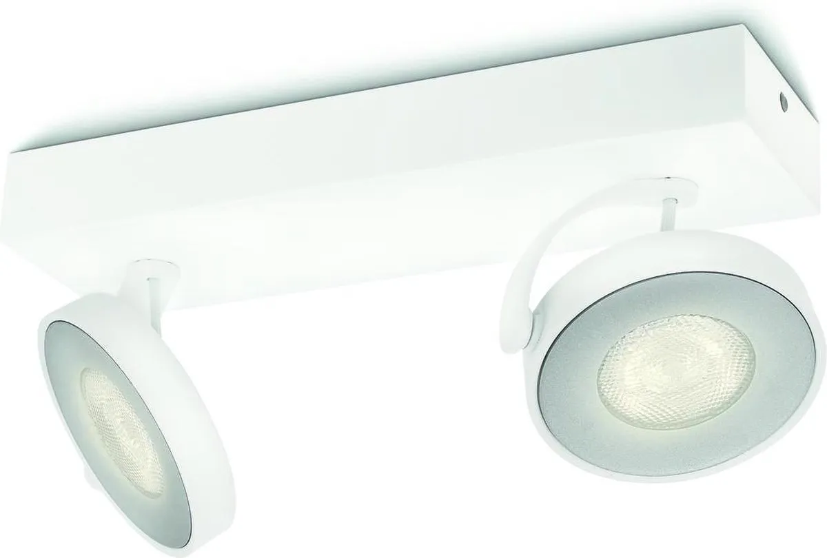 Philips Clockwork Opbouwspot 2-lichts