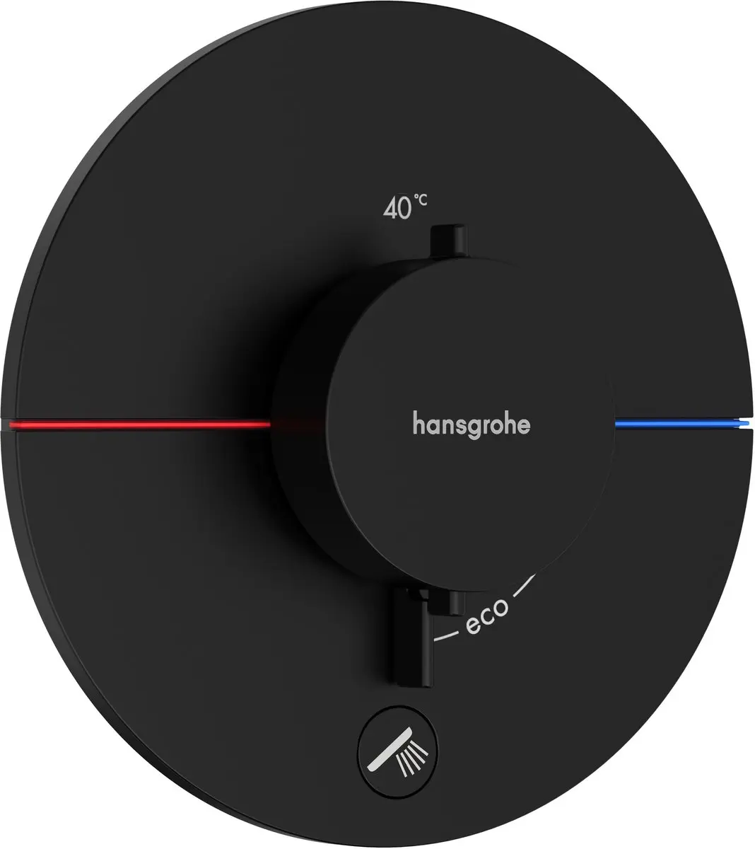 Hansgrohe ShowerSelect Comfort S Afbouwdeel Inbouwthermostaat Mat Zwart