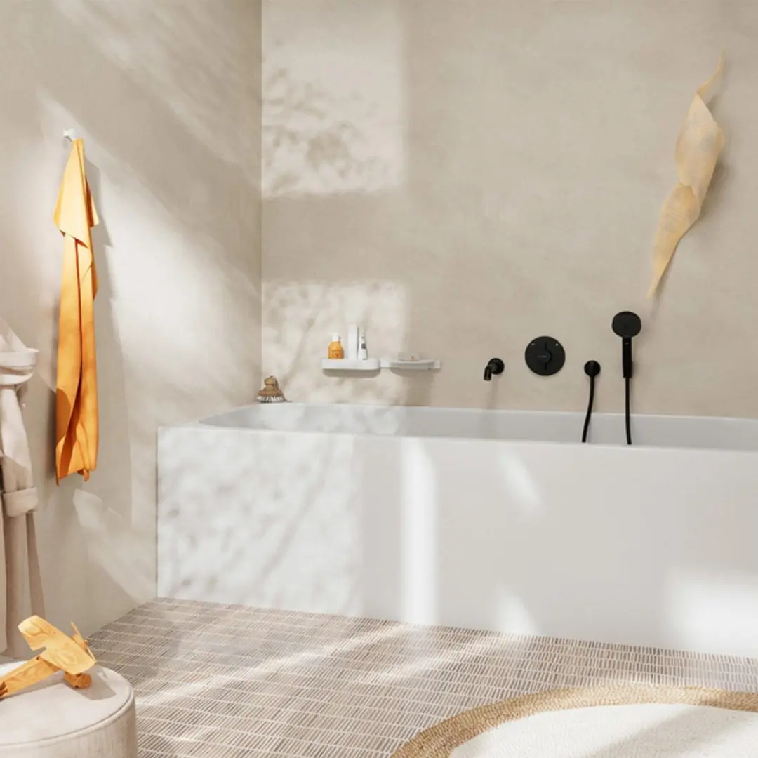 Hansgrohe DuoTurn S 75418670 Inbouw Mengkraan - Mat Zwart - afbeelding 3 van 6