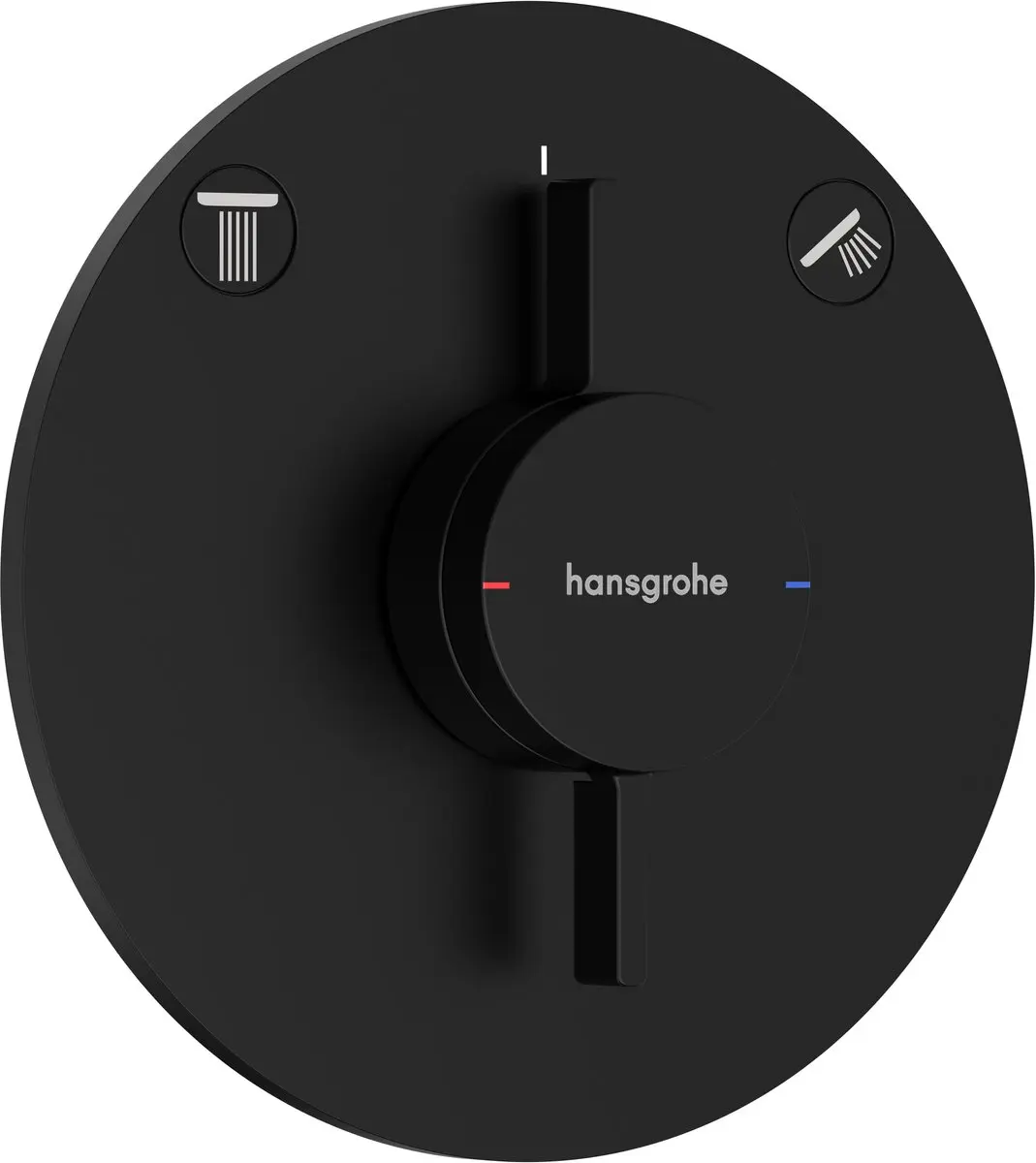 Hansgrohe DuoTurn S 75418670 Inbouw Mengkraan - Mat Zwart - afbeelding 2 van 6