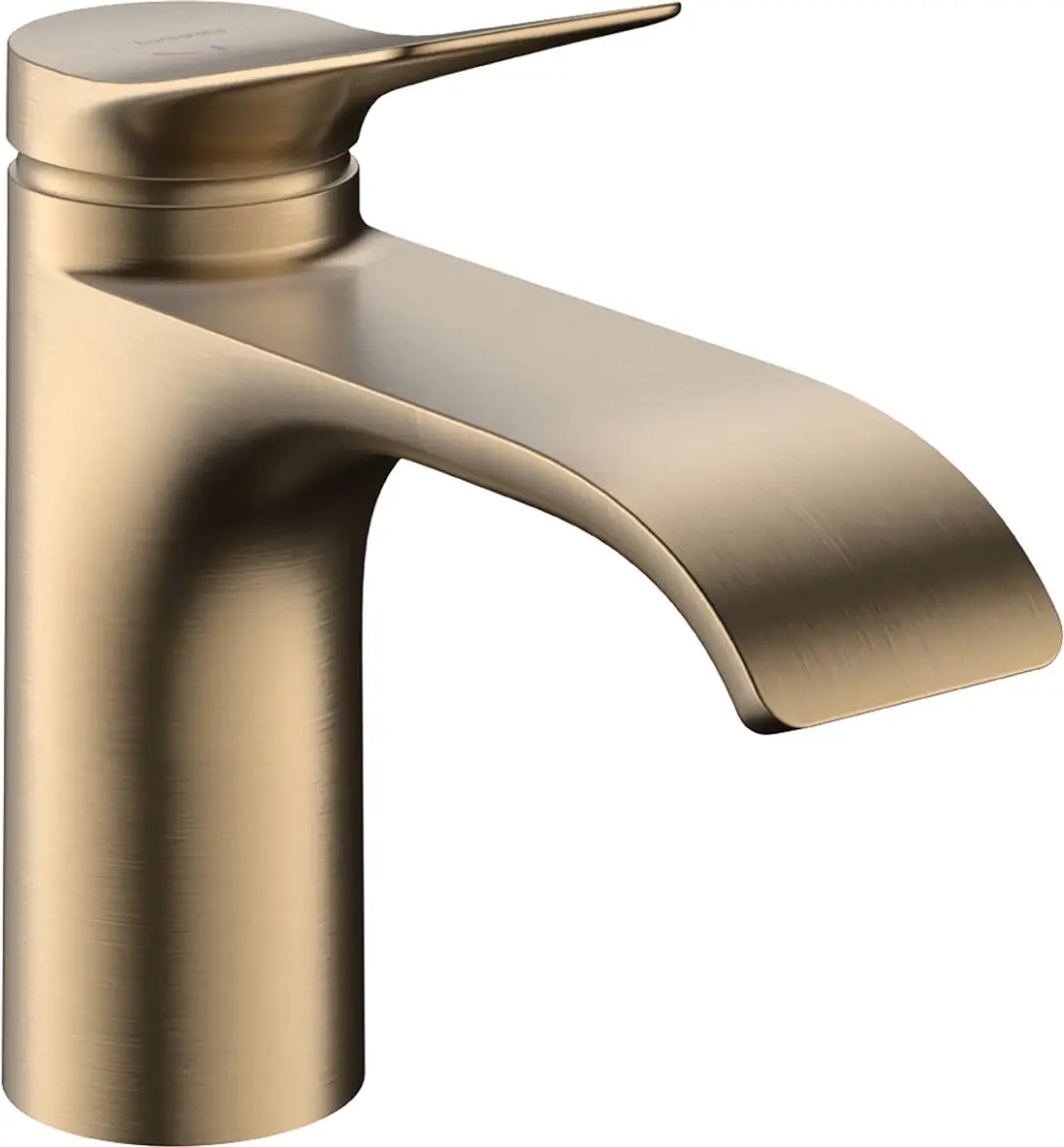 hansgrohe Vivenis ééngreeps wastafelkraan 80 CoolStart zonder waste Brushed Br