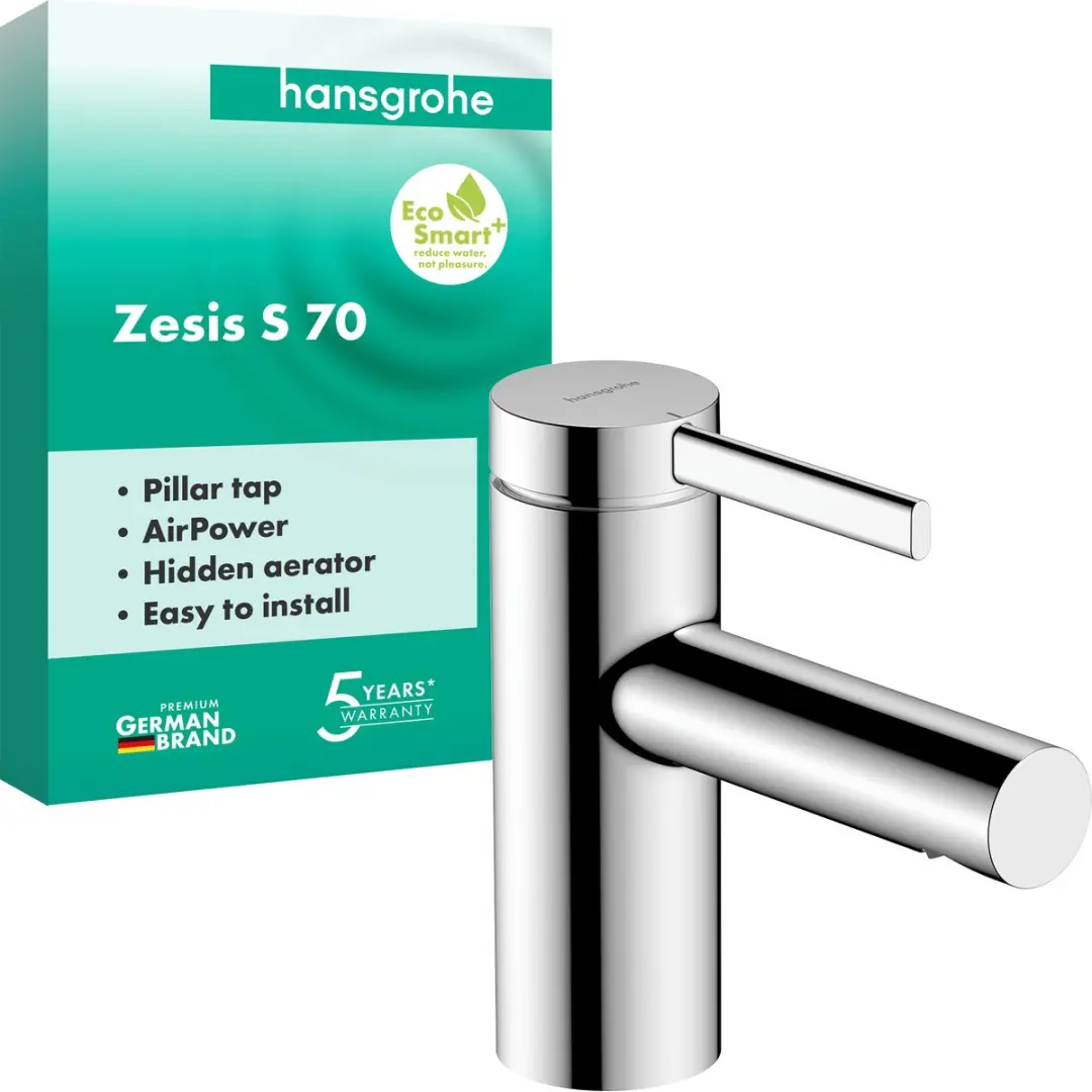 Hansgrohe Zesis S Toiletkraan 70 74713000 - Chroom - afbeelding 3 van 6