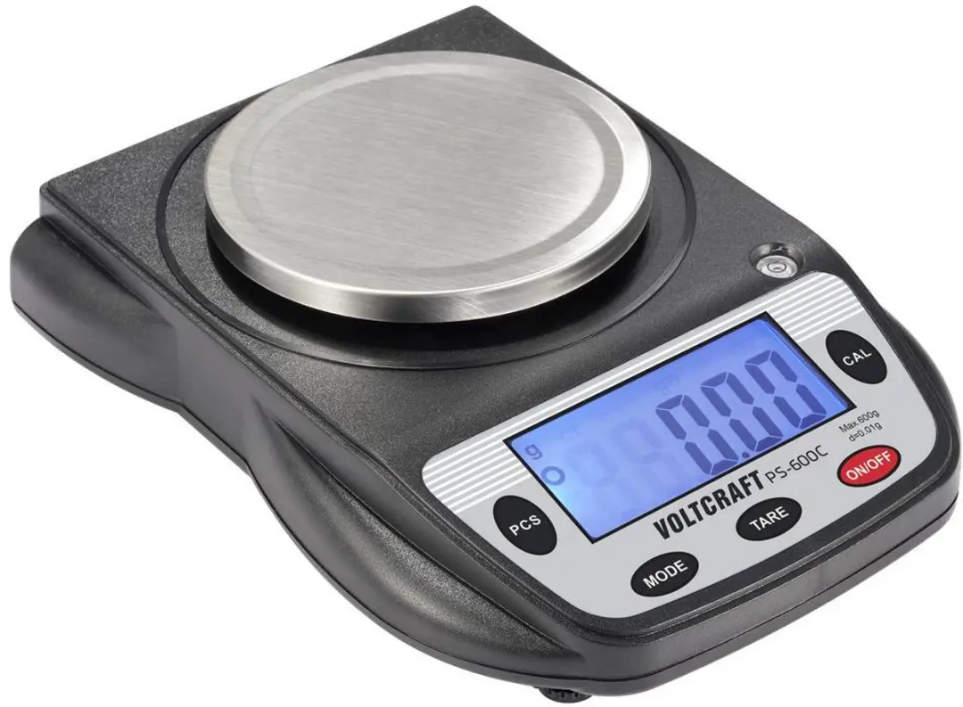 Voltcraft PS-600C precisie weegschaal - 600g - 0,01g - Zwart - afbeelding 2 van 4