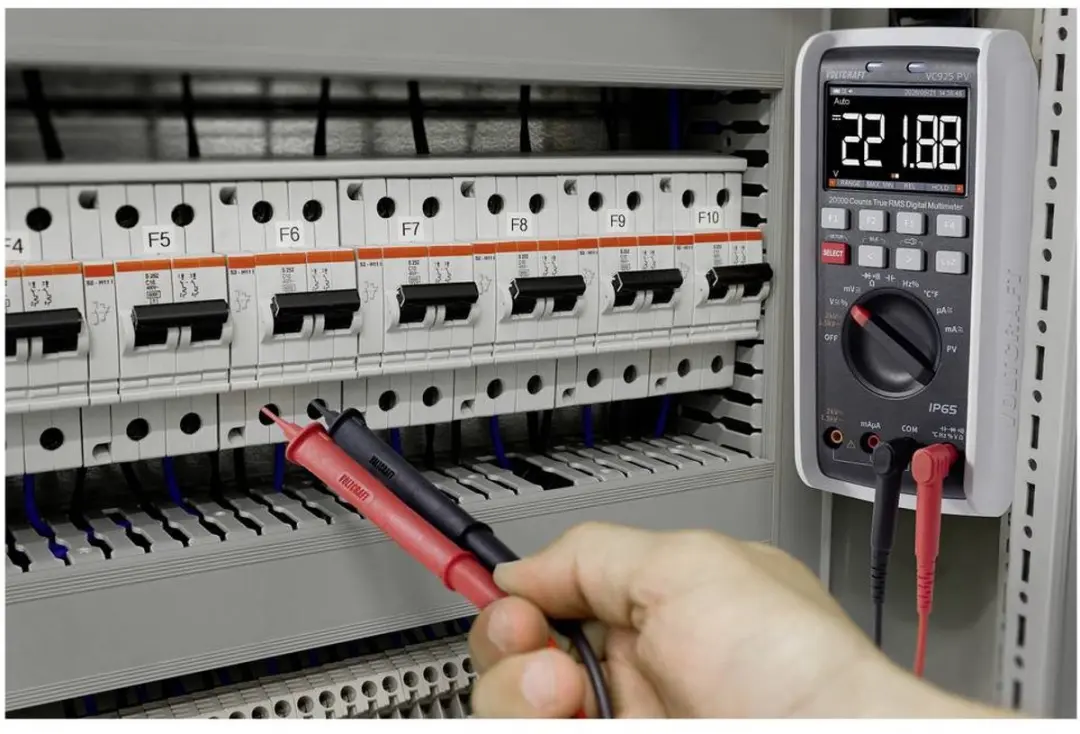 Voltcraft VC925 PV fotovoltaïsche multimeter - IP65 - CAT III 1500 V - afbeelding 5 van 6