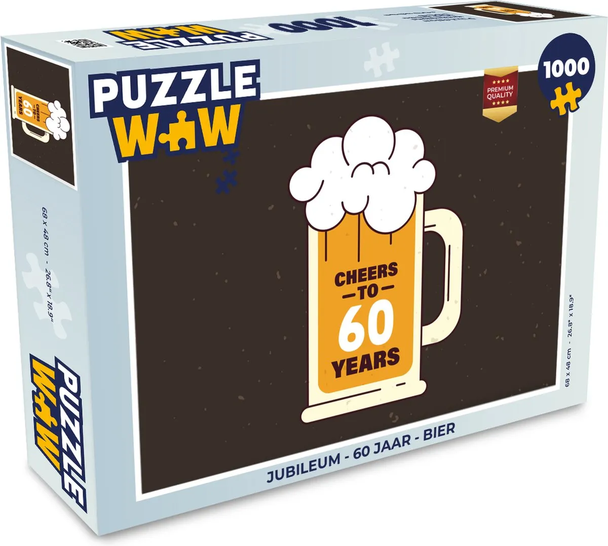 PuzzleWow Bier Legpuzzel 1000 Stuks