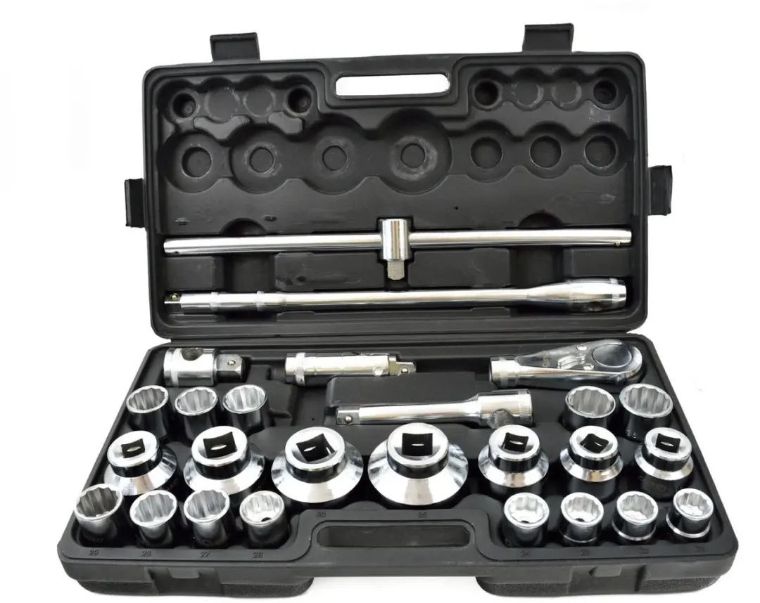 GEKO Dopsleutelset - 12-punts - 21-65 mm - 26-delig - afbeelding 2 van 6