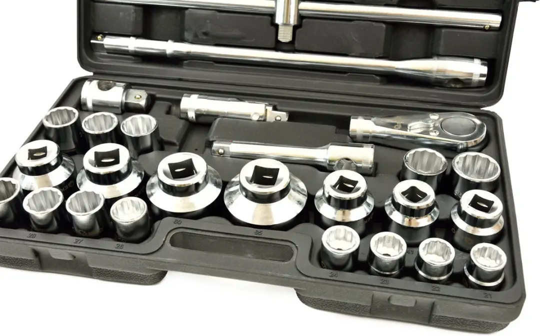 GEKO Dopsleutelset - 12-punts - 21-65 mm - 26-delig - afbeelding 5 van 6