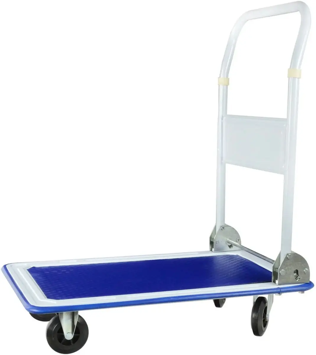 GEKO Platform Transportwagen 150 kg - Blauw - afbeelding 2 van 6