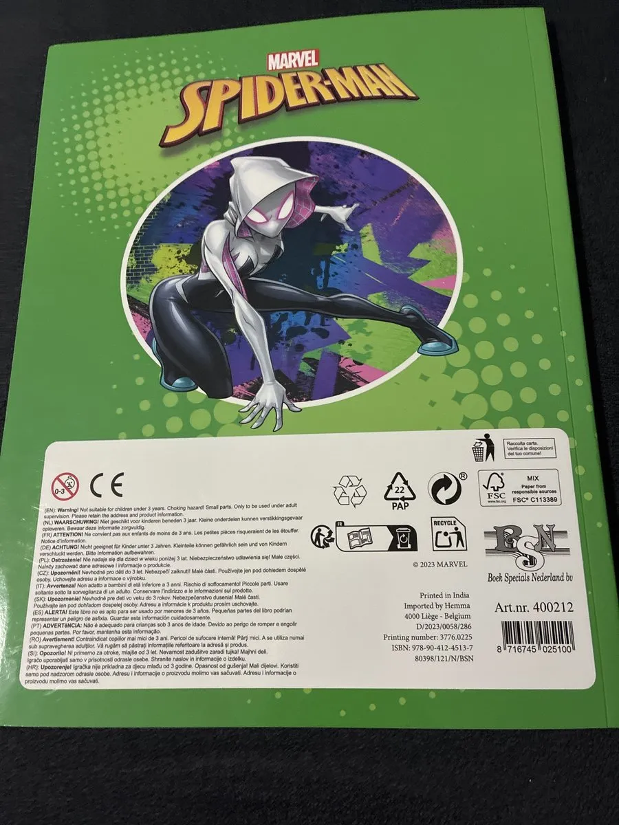 Marvel Spider-Man Megastar Kleurboek met Stickers