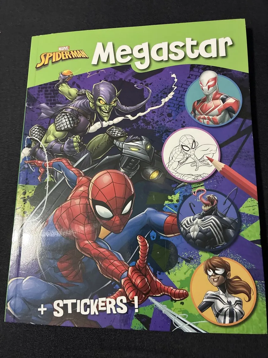 Marvel Spider-Man Megastar Kleurboek met Stickers