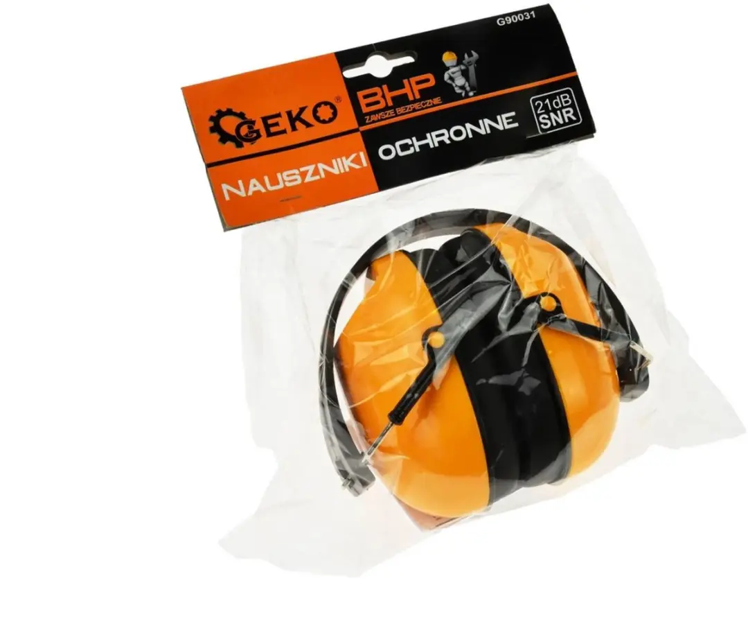 GEKO Gehoorbescherming Oorkappen 21dB - Geel - afbeelding 4 van 6