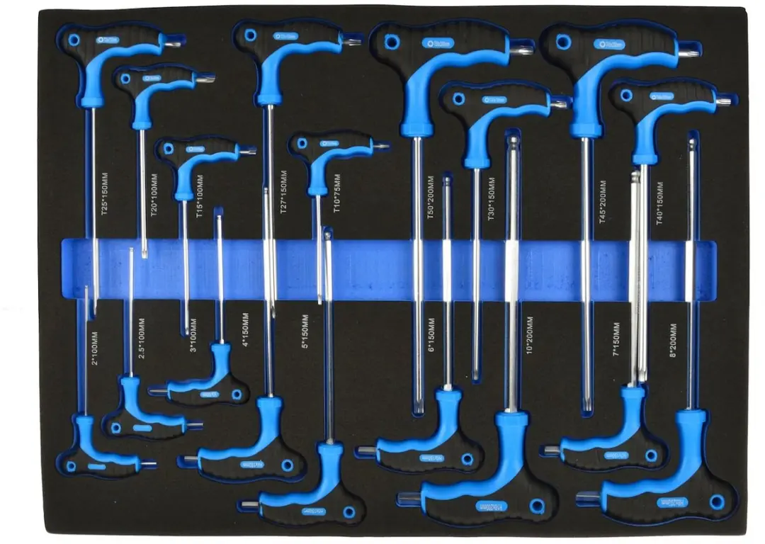 GEKO T-type Schroevendraaierset 18-delig - Torx en HEX - afbeelding 6 van 6