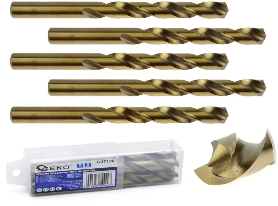 GEKO Metaalboor HSS M35 5% Kobalt 12mm