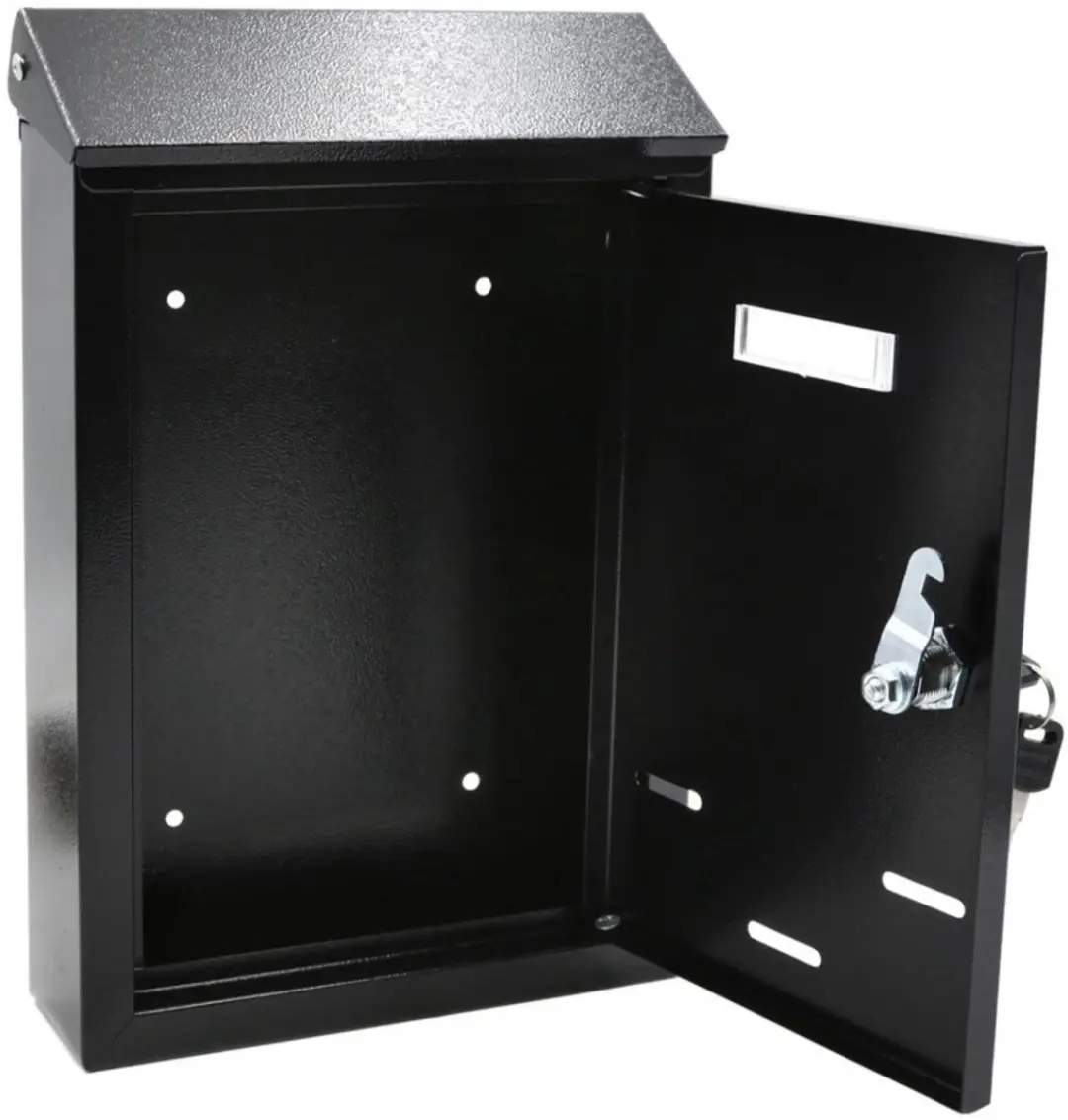 GEKO Stalen Brievenbus 300x215x65mm - Zwart - afbeelding 2 van 5