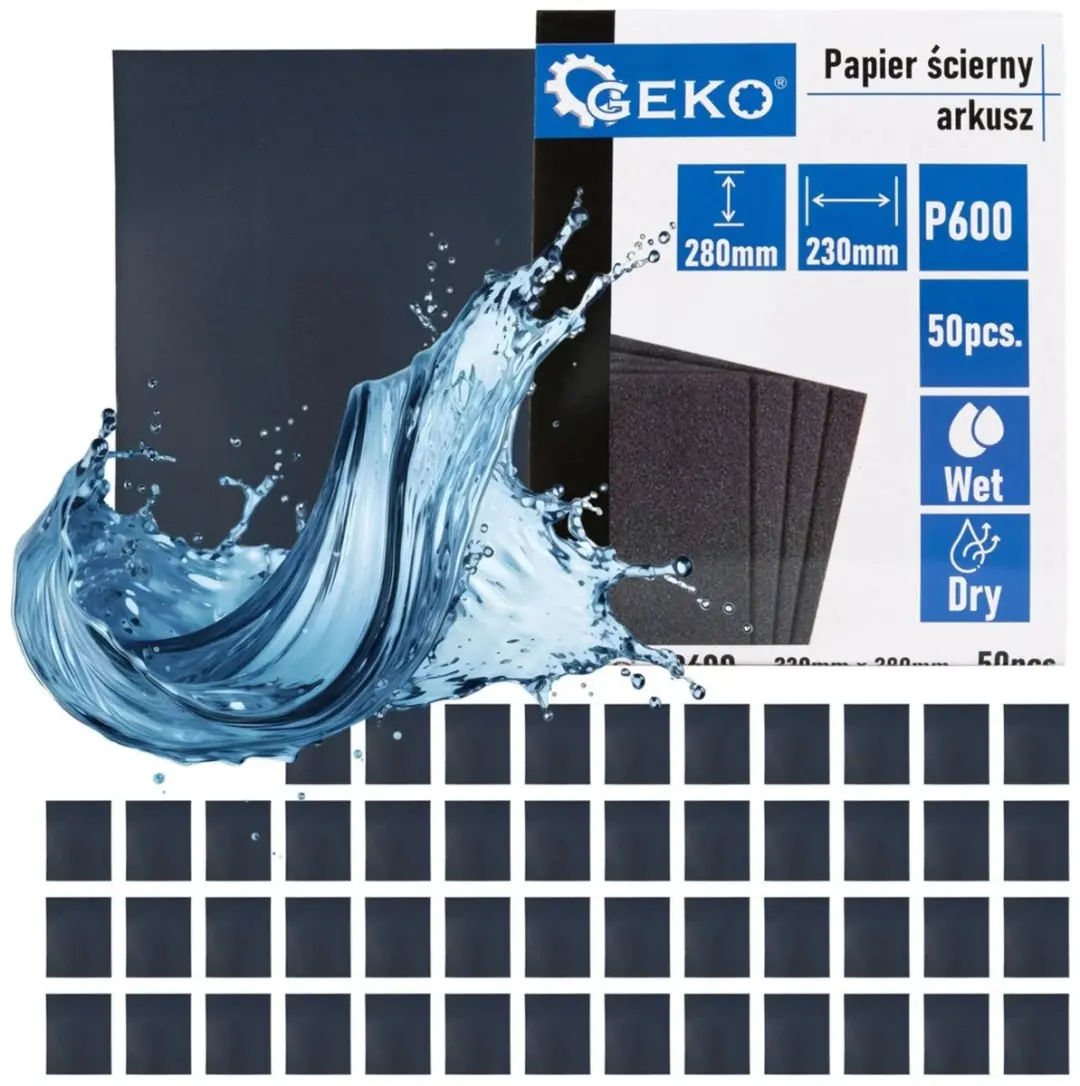 GEKO Waterproof schuurpapier