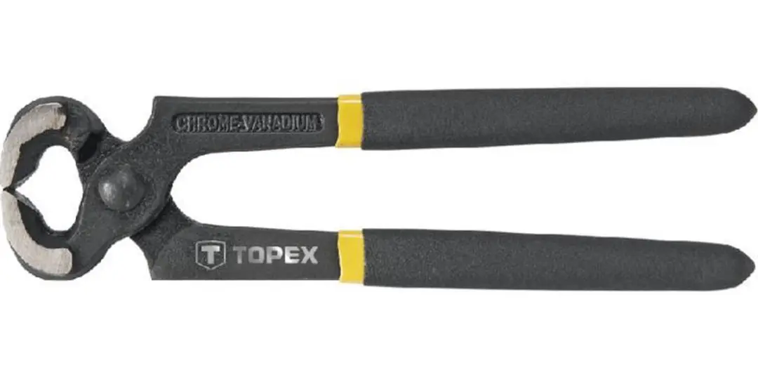 Topex - Nageltang - 200mm - Ergonomische Handgrepen - Chroom-Vanadium Staal - afbeelding 4 van 4