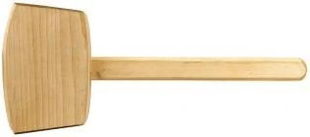 Topex Houten Hamer Vierkant 315mm 500g