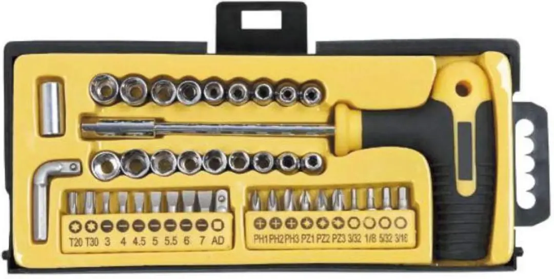 Topex 39D369 Schroefbit en Dop Set - 41 Stuks - afbeelding 3 van 3