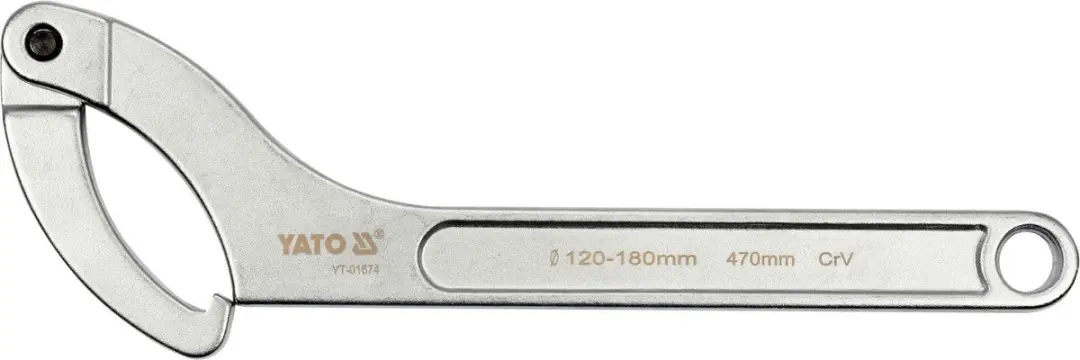 Yato Verstelbare Haaksleutel 120-180mm