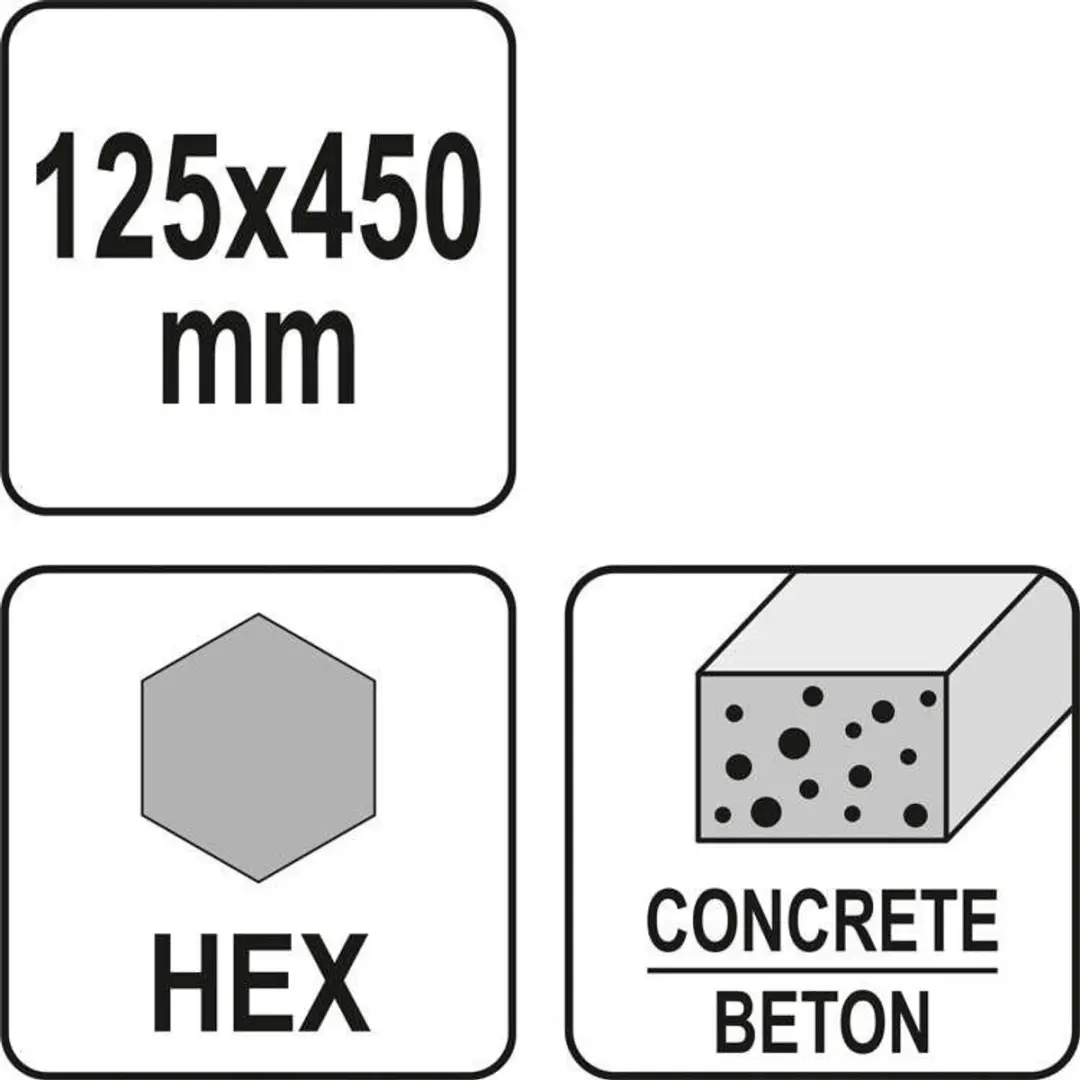 Yato - HEX Schep - 125mm - Beton- en Grondwerk - Duurzaam Staal - afbeelding 4 van 4